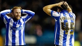 Fernando Forestieri goal v Bolton and hand on head celebrations [upl. by Naujd931]