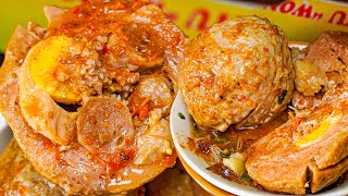 BAKSO BERANAK JUMBO TUMPAH SAMBAL MERCON BARU BUKA UDAH DI SERBU EMAK2 [upl. by Powell]