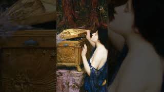 PANDORA The TRUTH Behind John William Waterhouses Famous Painting [upl. by Arbua]