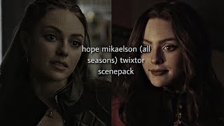 hope mikaelson all seasons twixtor scenepack [upl. by Ahsenyt944]