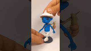 SMURF CAT clay art [upl. by Cima]