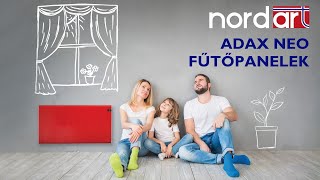 Adax Neo elektromos fűtőpanel a NordArttól [upl. by Ardnohsed]