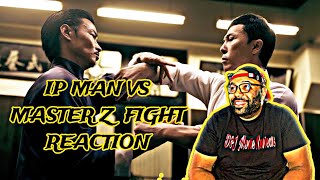 IP MAN VS MASTER Z  IP MAN 3 FIGHT SCENE REACTION [upl. by Jobye]