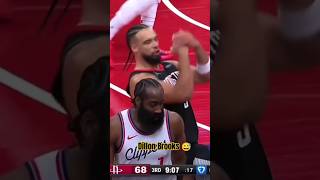 Dillon Brooks mocking James Harden traveling and flopping😅😭 [upl. by Cleland]