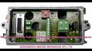 Siemens Simodrive Posmo Repairs  Advanced Micro Services Pvt LtdBangaloreIndia [upl. by Etnovad]