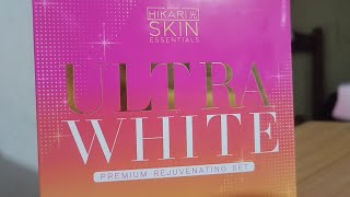 HIKARI SKIN ESSENTIAL ULTRA WHITE PREMIUM REJUVENATING SET✨❤️ FOR ONLY ₱ 162  John Eric VLOG [upl. by Gilberte]