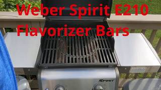 Replacing Flavorizers on Weber Spirit E210 [upl. by Anitahs679]