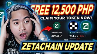 KUMITA AKO NG 12500 PESOS SA FREE AIRDROP TESTNET  Zetachain How to Claim your Token Tutorial [upl. by Notnarb]