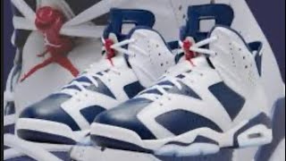 Nike Air Retro Jordan 6 “OLYMPIC” jordan jordan6 olympics [upl. by Rotce]