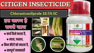 Citigen insecticide best agro citigenChlorantraniliprole 185 SC citigen insecticide dose [upl. by Dnomzed]