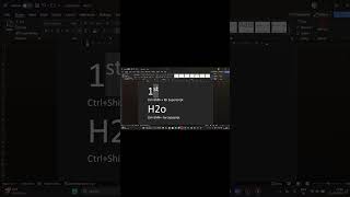 Subscript Shortcut in MS Word computereducation  computertips  computer  word [upl. by Noiz984]