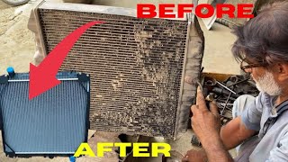 How to Restore and Clean a Truck Radiator  Detailed Process  Pakistani Truck [upl. by Oiramel176]