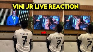 They filmed Vinicius Jrs Live Reaction of the Ballon Dor 😡 [upl. by Anoj]