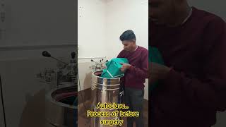 Autoclave Process going before surgeryhospital [upl. by Anaik658]