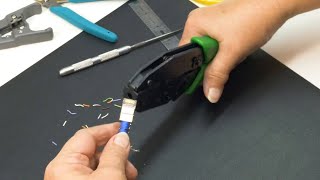 How to Terminate a Shielded CAT6A Cable  StepbyStep Guide  Black Box® [upl. by Aiekam923]