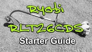 How to Use Ryobi RLT26CDS Grass Trimmer Starter Guide [upl. by Ogawa]