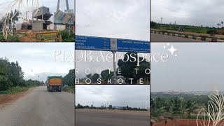 Lets Explore the Hoskote Devanahalli Plotted Project Route from KIADB Budigere Bangalore 6360219373 [upl. by Antonio]