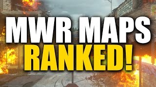 quotWORST TO FIRSTquot MW Remastered Multiplayer Map Rankings [upl. by Marris]