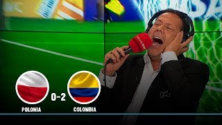 Polonia vs Colombia así narró El Cantante los dos goles de la Selección en el Mundial Sub20 [upl. by Veronika851]