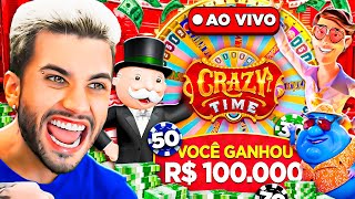 EM BUSCA DO BIG WIN NO CRAZY TIME E AO VIVOS 🔴LIVE ON🔴 [upl. by Nami]