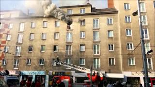 Wohnungsbrand in Wien Simmering 07042014 [upl. by Meela]