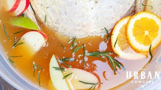 Smoked Turkey Brine With Apple Cider and Honey [upl. by Pip]