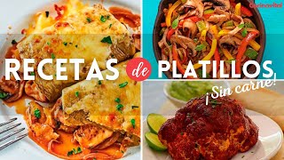 Recetas de platillos deliciosos y económicos ¡Sin carne  Recetas saludables  Cocina Vital [upl. by Nnanaej152]