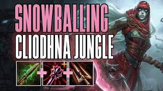 DISGUSTING LATE GAME DAMAGE 😳🥶Cliodhna Jungle GAMEPLAY SMITE Conquest [upl. by Yelwah]