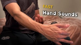 ASMR  Fast Hand sounds amp new mic test [upl. by Yonatan960]