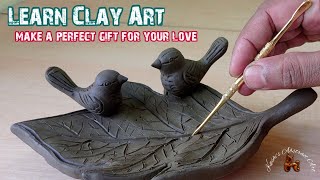 Unbelievable Clay Art Tricks Revealed  Make the Perfect Gift for Your Love [upl. by Bevon]