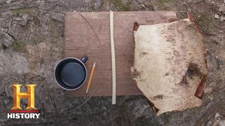 Alone Survival Hacks Tree Bark  History [upl. by Gamages]