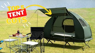 Top 5 Best Tent Cots for Camping 2024 Guide [upl. by Eiramlirpa751]