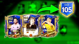 The Greatest Team Upgrade In FC Mobile History  All Max Ranked amp Trained  Road to 105 Continues [upl. by Persian]