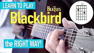 How to Play quotBlackbirdquot The Beatles  Guitar Tutorial [upl. by Zachariah805]