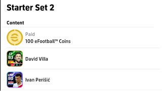 Starter Set 2 Training Guide  Epic David Villa  efootball 2025 [upl. by Handler]