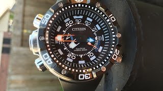 Citizen Eco Drive Promaster Aqualand Depth Meter [upl. by Jacy]