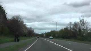 Driving Along Broomhall Way Crookbarrow Way amp Whittington Road Worcester UK 3rd May 2013 [upl. by Gillie355]