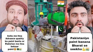 India Paint Manufacturing Process Vs Pakistan Paint Manufacturing Process [upl. by Anikal364]