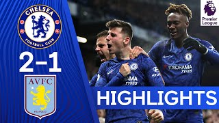 Chelsea 21 Aston Villa  Mounts Stellar Volley amp Abrahams Return Bring Home the Win  Highlights [upl. by Jollenta]