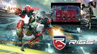 Rigs mechanized combat league VR  Aces Vs Ninja  Combat on final zone [upl. by Arahset]