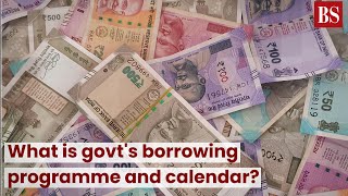 What is govts borrowing programme and calendar TMS [upl. by Acirederf]