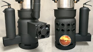 How to make a wood pellet heating stove super effective and only costs 25 [upl. by Cotterell]