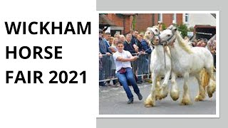 Crowds defy pandemic ban to attend 750 year old Wickham horse fair [upl. by Rosenkranz614]