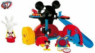 MICKEY MOUSE CLUBHOUSE Playset Disney Junior Toys Unboxing Video by Toy Review TV [upl. by Samaria]