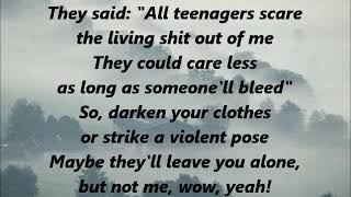 My Chemical Romance  Teenagers Lyrics [upl. by Santiago]