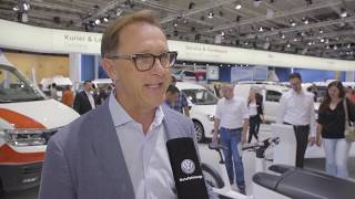 IAA Nutzfahrzeuge 2018 VWNVorstandsvorsitzender Dr Thomas Sedran über Neuheiten der Marke [upl. by Indys]