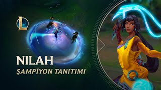 Nilah Şampiyon Tanıtımı  Oynanış  League of Legends [upl. by Aip335]