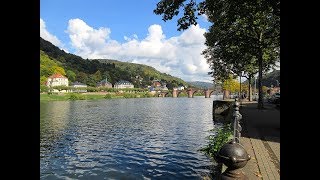 Places to see in  Heidelberg  Germany  Neckar River [upl. by Zacharie]