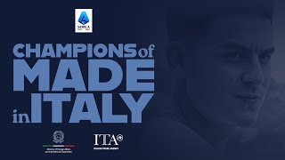 Champions of MadeInItaly Our Ambassadors of Italian Football  THE MOVIE [upl. by Yssej230]