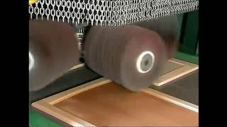 Fladder GYRO hout schuurmachine borstelmachine schuren houtvezels [upl. by Sirrom]